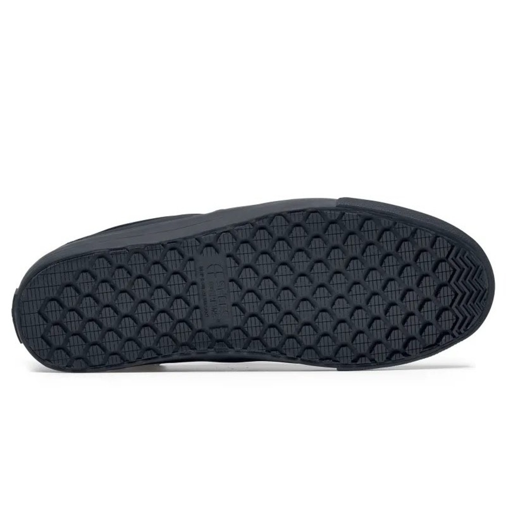 Shoes For Crews Ollie II Black Leather Slip On SR Work Shoes 34257 M-5 W-6.5 NEW - Picture 10 of 14